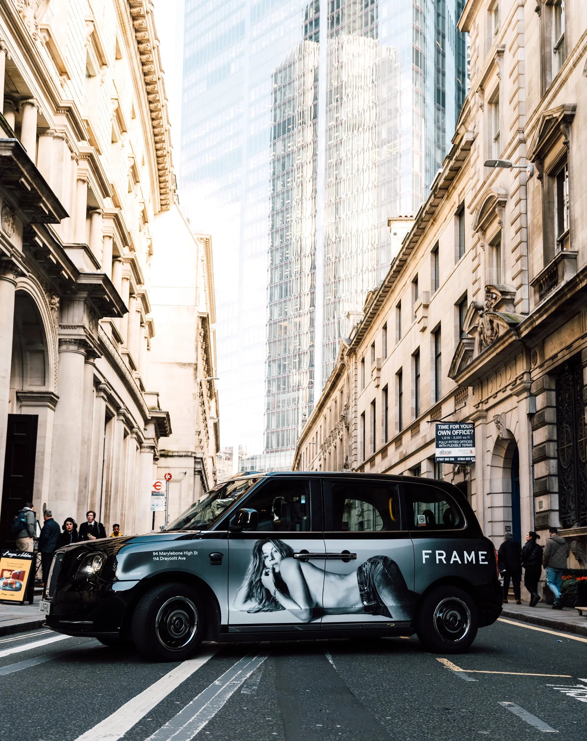 FRAME — Black Cab Taxi Wrap, City of London