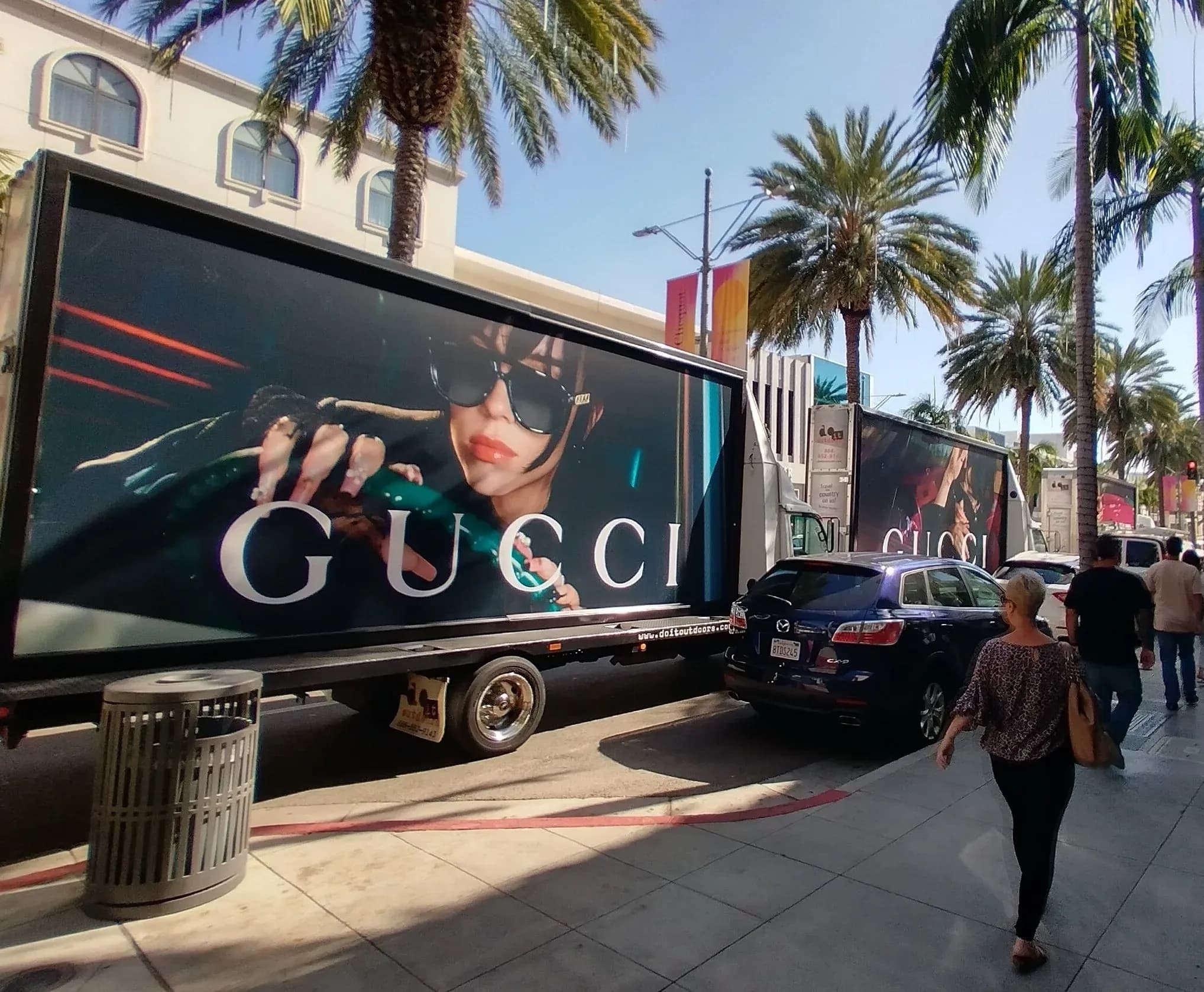 Gucci — Mobile Billboard Truck, Beverly Hills, Los Angeles