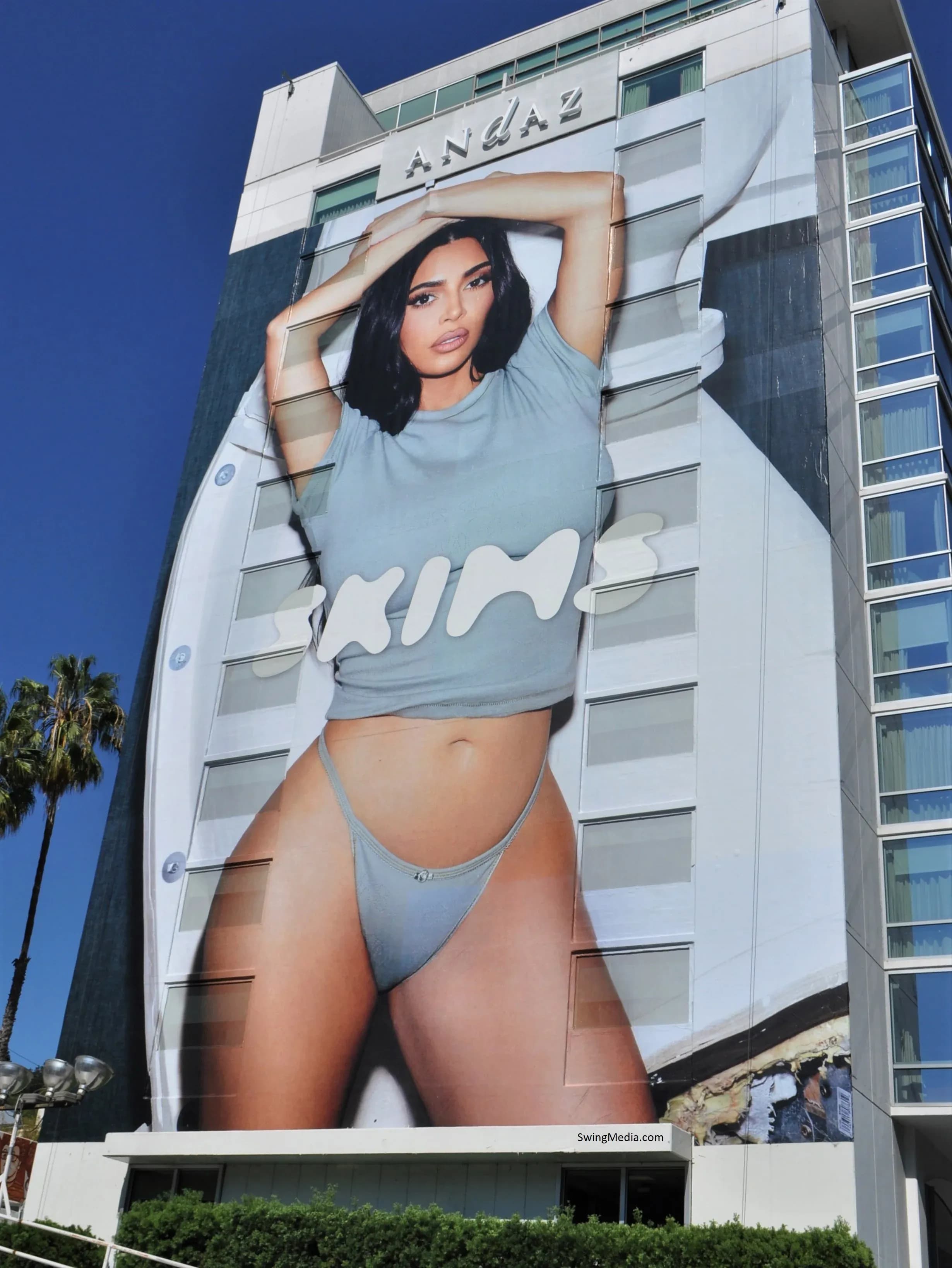SKIMS — Building Wrap, Andaz Sunset Strip, Los Angeles