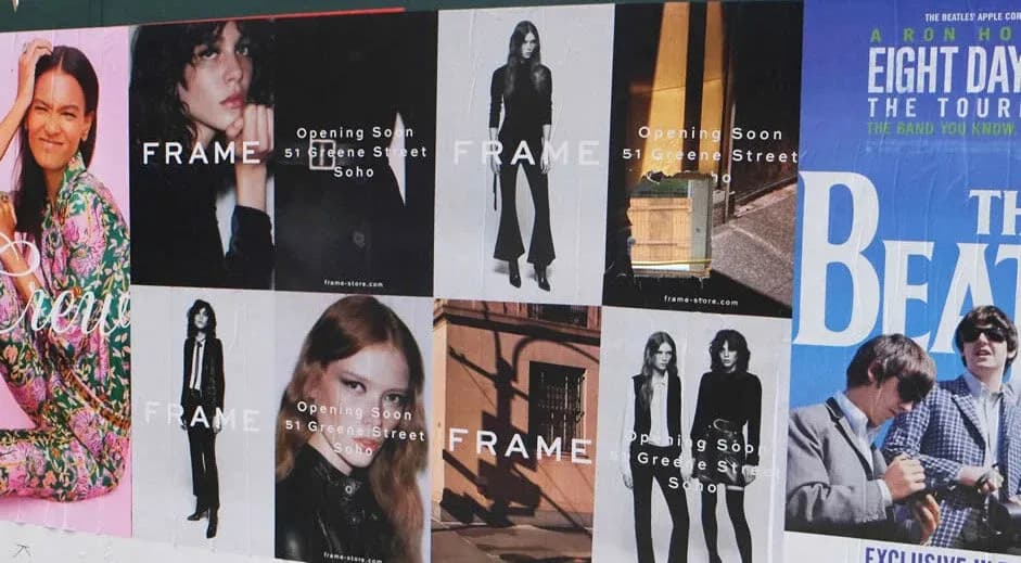 FRAME — Wild Posting, Greene Street, SoHo, New York