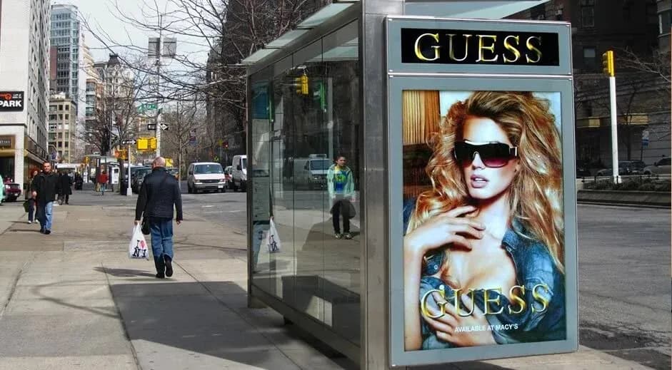 Guess — Transit Shelter, New York