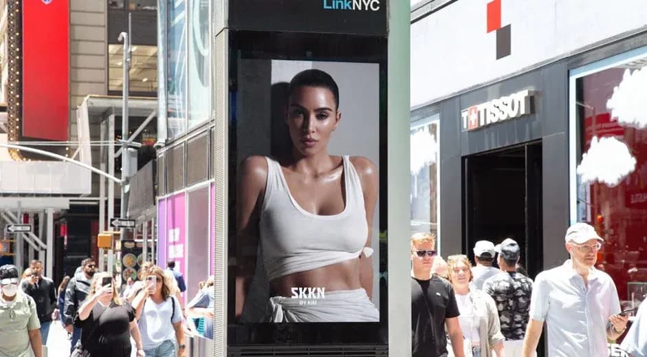 SKKN by Kim — LinkNYC Kiosk, New York