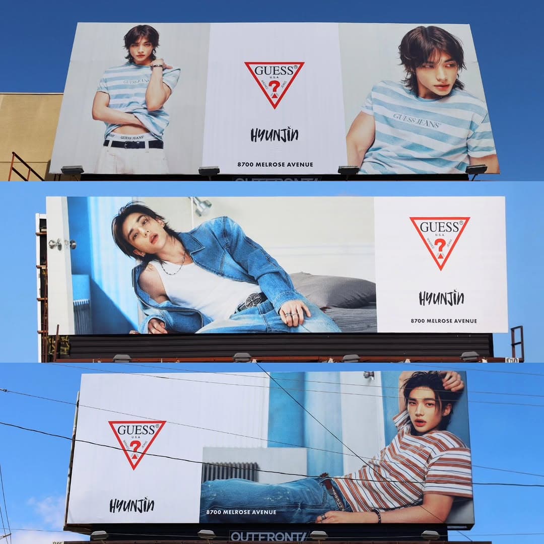 Guess Jeans — Hyunjin, New York · Los Angeles · Korea