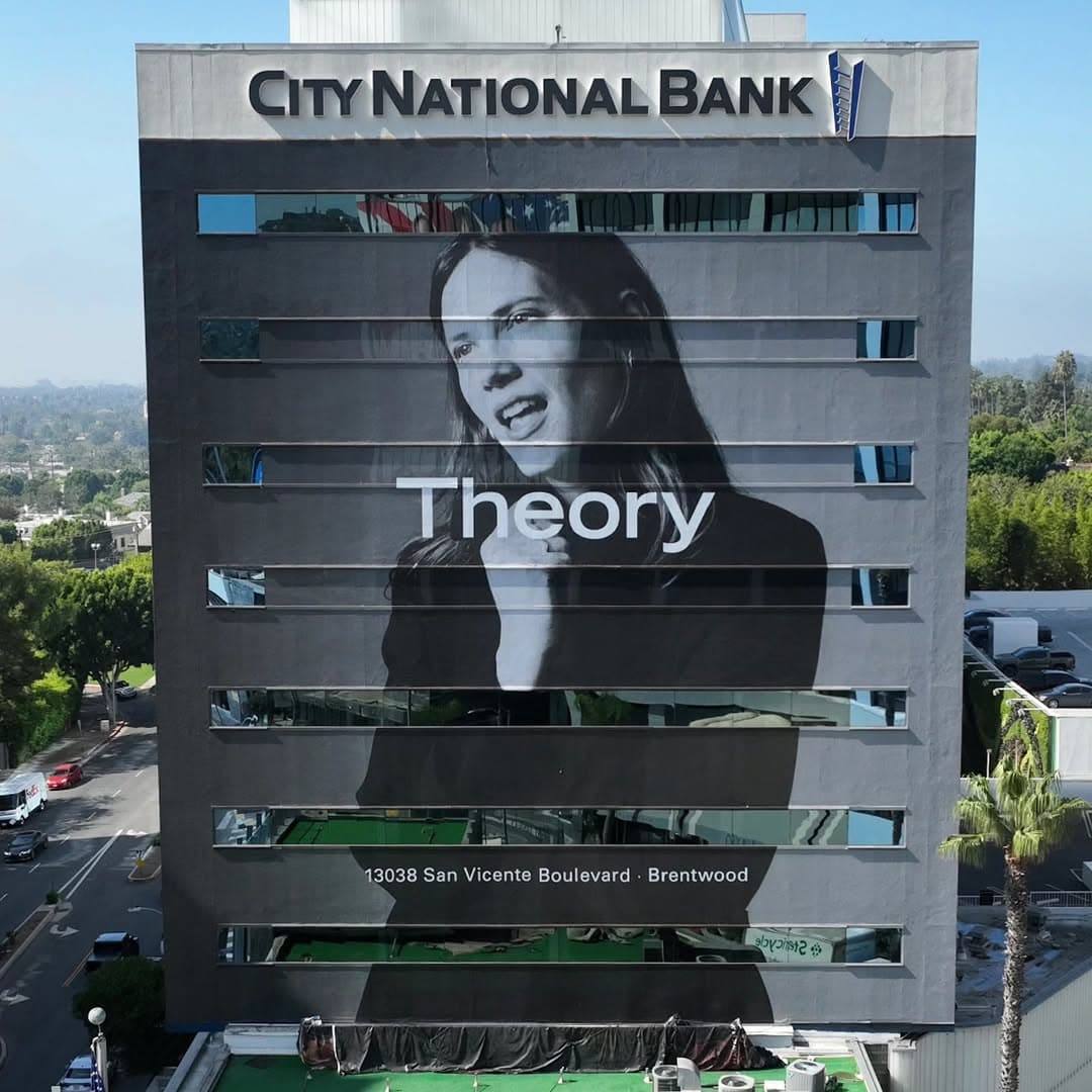 Theory — Out-of-Home, Sunset Strip · Los Angeles · New York